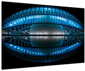 Egy kép a futballstadionról (90x60 cm)