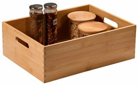 Kesper 57511 Bambuszdoboz, 38,5 x 28,5 x 13 cm,38,5 x 28,5 x 13 cm