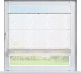 Kész pliszírozott roló római Szicília 120x150cm fehér