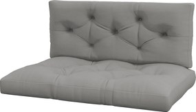Outsunny 2 részes raklappárna szett — ülőpárna 120 x 80 x 10 cm + támla 120 x 40 x 10 cm, UV-védelem, vízlepergető | Aosom
