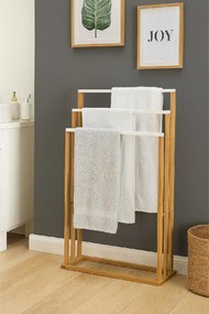 WABISABI TRIO törülközőtartó, 82 x 54 cm, bambusz, 82 x 54 cm