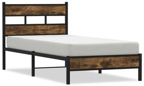 sonoma tölgy fejtámlás ágykeret matrac nélkül 107 x 203 cm