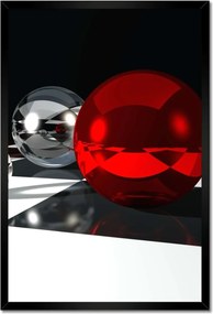 Poszterek keretben 40x60 Golyók a rácson