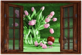 Poszterek 120x80 Zöld deszkåk