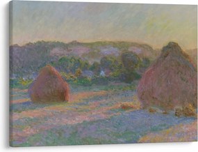 Kép - Claude Monet, Stacks of Wheat (End of Summer) , reprodukciók (70x50 cm)