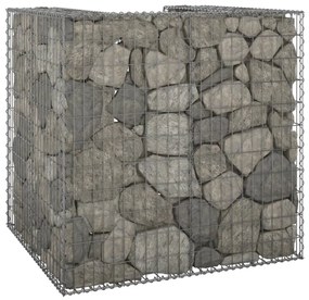 horganyzott acél gabionfal szemeteskukához 110 x 100 x 110 cm