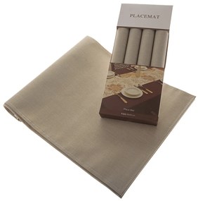 SES4004 Beige tányéralátét 30 x 45 cm, 4 db-os szett