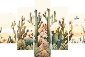 Kép - Sivatag, akvarell (150x105 cm)