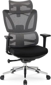 DELSIN forgószék ergonomikus fekete lábtartóval