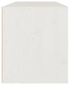 fehér tömör fenyőfa faliszekrény 80 x 30 x 35 cm