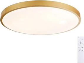 BRILAGI - dimmelhető LED lámpatest GLASS POOL DOUBLE LED/80W/230V 60 cm arany + távirányító