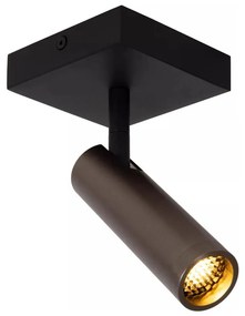 Lucide 22974/01/15 - GRADO spotlámpa 1xGU10/40W/230V barna/fekete