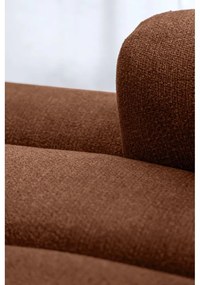 Terrakotta színű sarokkanapé (jobb oldali-U alakú) Shell – Miuform