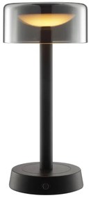 Brilliant - LED dimmelhető, tölthető, érintésvezérlésű asztali lámpa RAZOR LED/2,5W/5V 2700K IP44 fekete