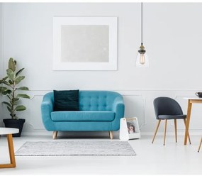 ITALUX MDM-2563/1 GD+CL - Csillár zsinóron FRANCIS 1xE27/40W/230V fekete/arany