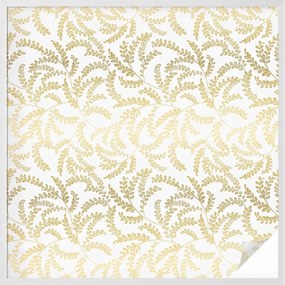 Öntapadós ablak furnér, amely biztosítja a magánéletet Növényi minta 100x100