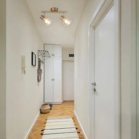 Rabalux 5547 - Spotlámpa HOLLY 2xE14/40W/230V arany