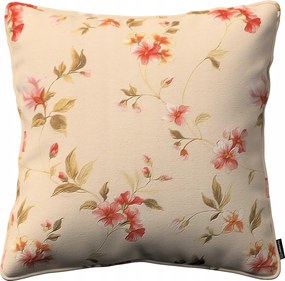 Párnahuzat 60x60 virágos, krémszínű alapon