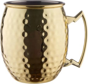 MOSCOW MULE koktél-bögre kalapált 470ml, arany