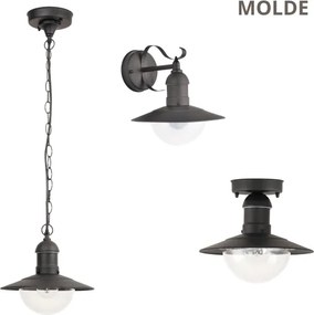 Brilagi - Kültéri függesztett lámpatest MOLDE 1xE27/60W IP44 fekete