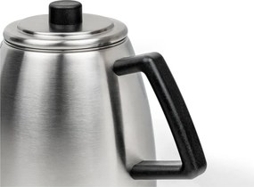 Ezüstszínű rozsdamentes acél teáskanna szűrővel 1,1 l Duet Odense – Bredemeijer