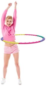 Színes hulahopp karika 98 cm