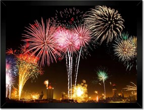 Poszterek keretben 40x30 Tűzijáték engedély nélkül
