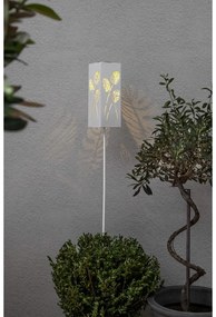 Albaleaf fehér fém napelemes világító LED dekoráció - Star Trading