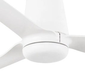 FARO 33828 - Mennyezeti ventilátor PUNT TUB M fehér átm. 130 cm + távirányítás