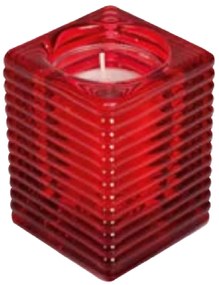 SPAAS Gyertyatartó teafényhez 1 db piros