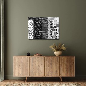 Fekete-fehér építészet képe (70x50 cm)
