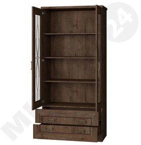 Üveges vitrin Nyssa N8 (százéves tölgy). 1058243