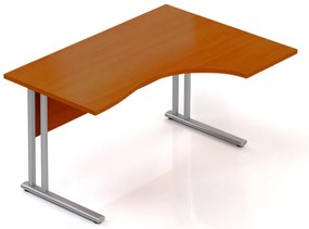 Visio ergonomikus asztal 140 x 100 cm, jobb, cseresznye