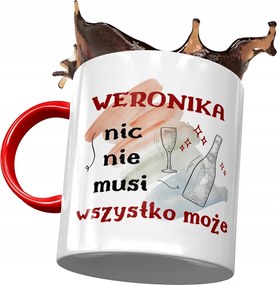 Piros Bögre Veronika Feleség Nővér Ajándék Nyomtatott Fotóval