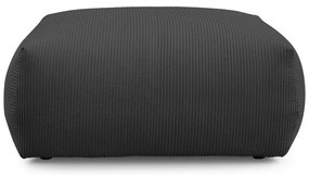 Sötétszürke kordbársony lábtartó Voltaire – Bobochic Paris