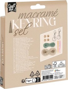 Makramé Craft kulcstartó készítő kreatív szett 2 db-os