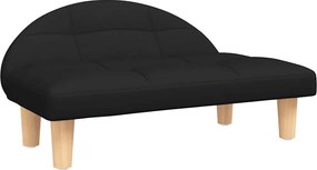 vidaXL fekete szövet kutyaágy 70 x 52 x 30 cm