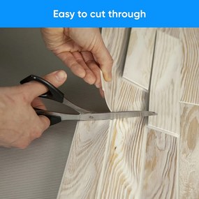 3D PVC falpanel Fehérített tölgy famintás csomag (10 db + 3 db Fix All ragasztó)