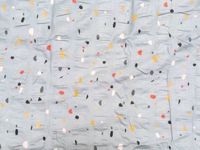 Krepp ágynemű kiságyhoz Renforcé PINTURA szürke Ágyneműhuzat mérete: 45 x 65 cm | 90 x 140 cm