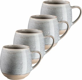 Mäser 4 db-os csészeszett AQUATA – 355 ml, szürke, 355 ml