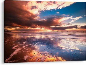 Kép - Esti strand (70x50 cm)
