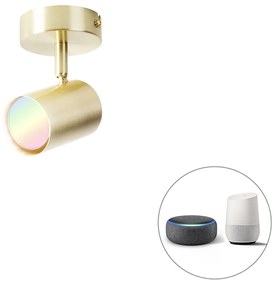Okos spotlámpa sárgaréz állítható, Wi-Fi-vel, GU10 - Jeana
