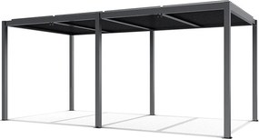 Alumínium bioklimatikus pergola lamellákkal 5.8 x 3 M