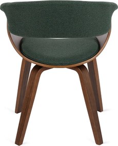 Szék zöld/dió színben. GARY 2