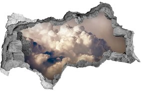 3d lyuk fal dekoráció Felhők az égen nd-b-59377790