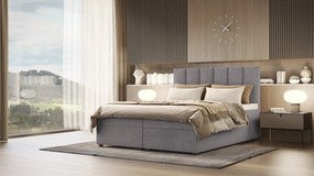DELTA hotel ágy - 160x200, világosszürke