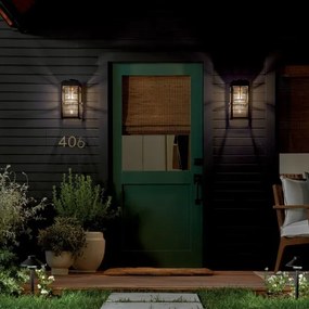 Kichler KL-HONE-S-BKT - HONE S kültéri fali lámpa 1xE27/60W/230V IP44