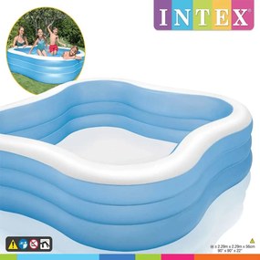 INTEX Swim Center Beach Wave 57495NP medence 229 x 229 x 56 cm
