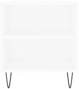 fehér szerelt fa dohányzóasztal 102x44,5x50 cm