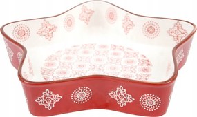Karácsonyi Patera Csillag piros 30x30cm